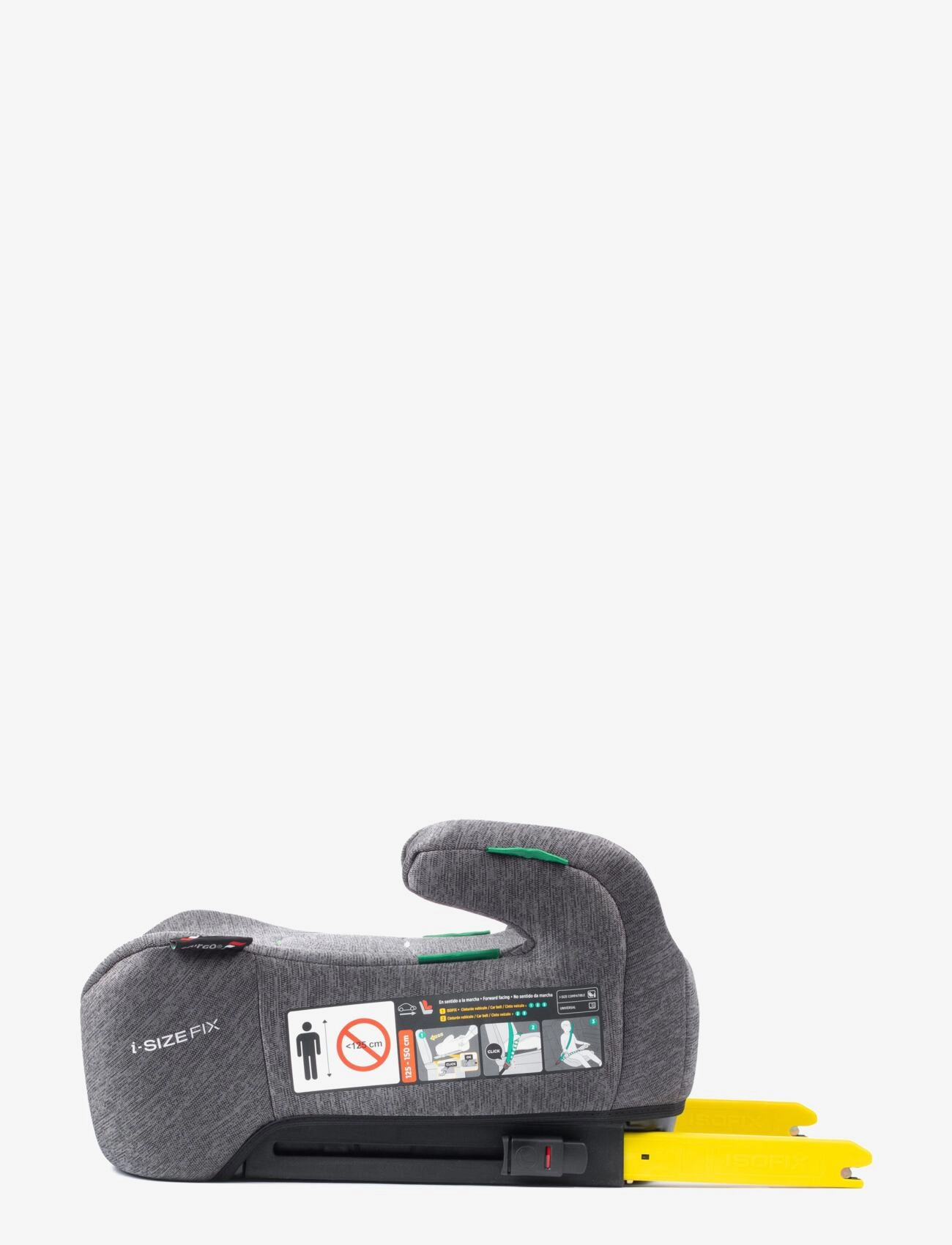 Fairgo - Pico i-Size sædepude 125-150 cm – Stone Grey - grey - 5