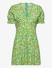 Faithfull The Brand - LA BELLE MINI DRESS - sommerkjoler - lou floral print - green - 0