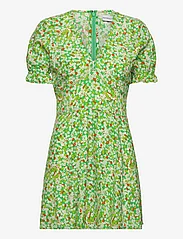 Faithfull The Brand - LA BELLE MINI DRESS - vasaras kleitas - lou floral print - green - 0