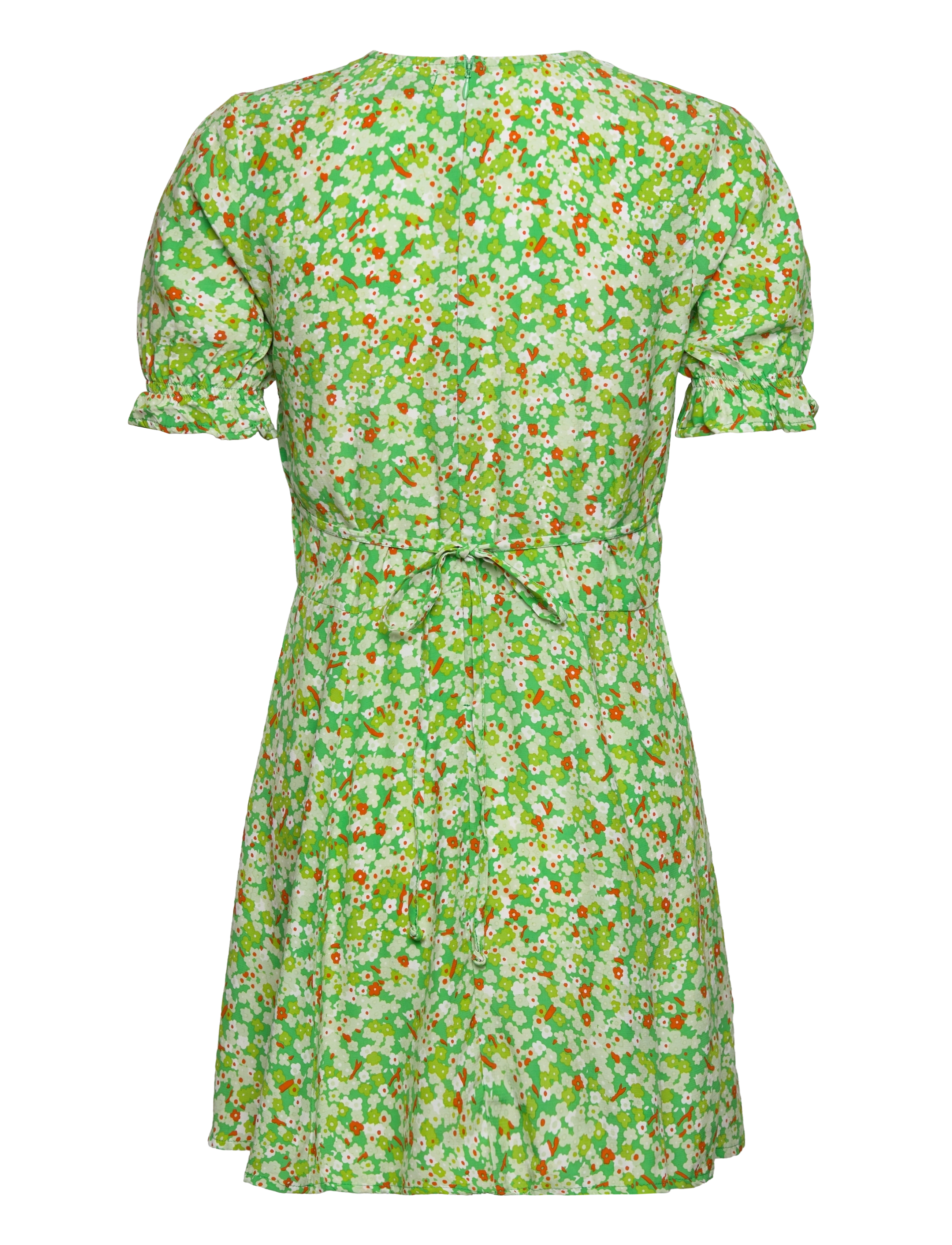Faithfull The Brand - LA BELLE MINI DRESS - vasarinės suknelės - lou floral print - green - 1