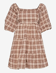 Faithfull The Brand - Eryn mini Dress - ballīšu apģērbs par outlet cenām - lori check print - 0