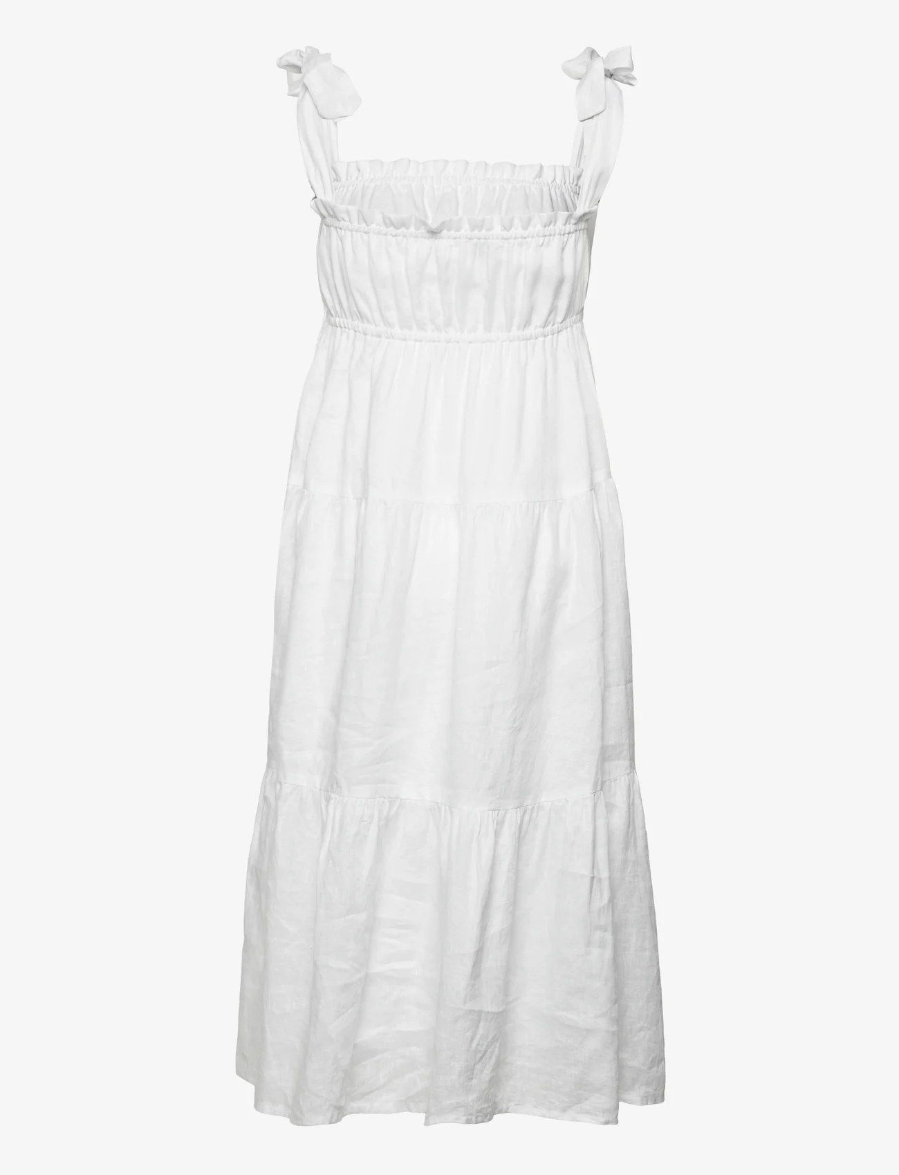 Faithfull The Brand - BELLAMY MIDI DRESS - summer dresses - white - 1