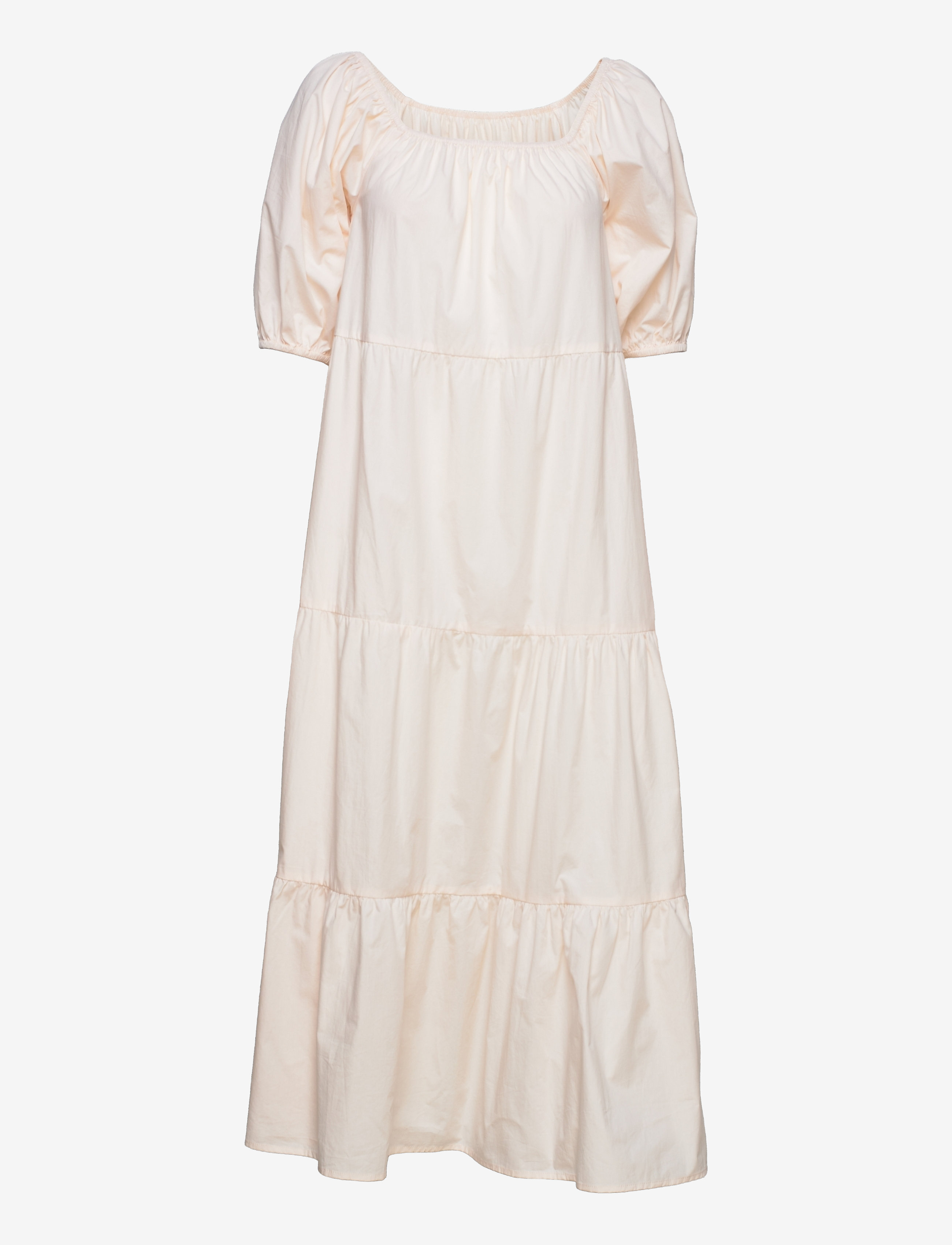 Faithfull The Brand RONAN MIDI DRESS - Faithfull The Brand - PLAIN SHELL / cream
