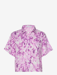Faithfull The Brand - DERYN SHIRT - linnen overhemden - roos tie dye - violet - 0