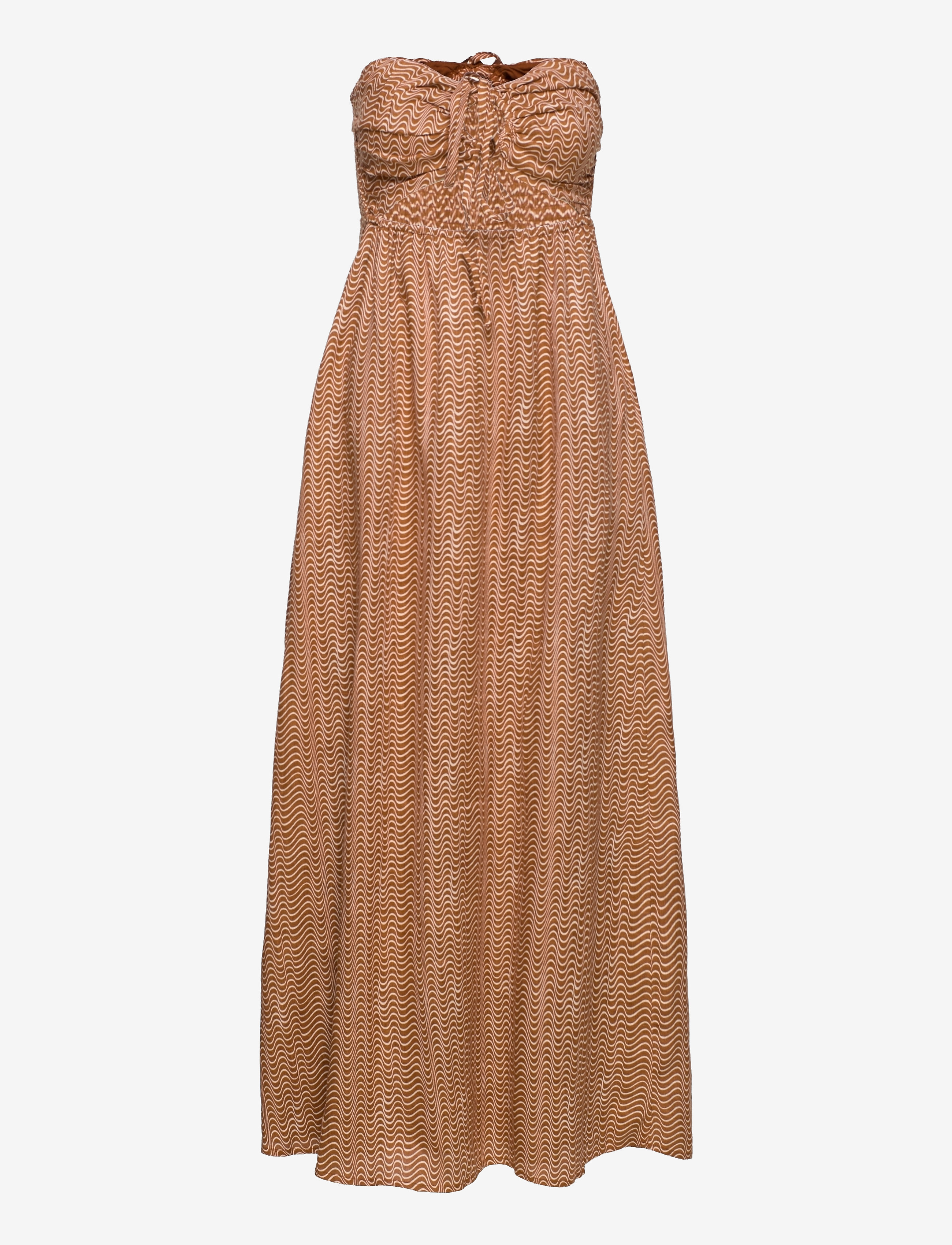 Faithfull The Brand LA COSTA MAXI DRESS - Riided - VADELLA PRINT - COCOA / brown