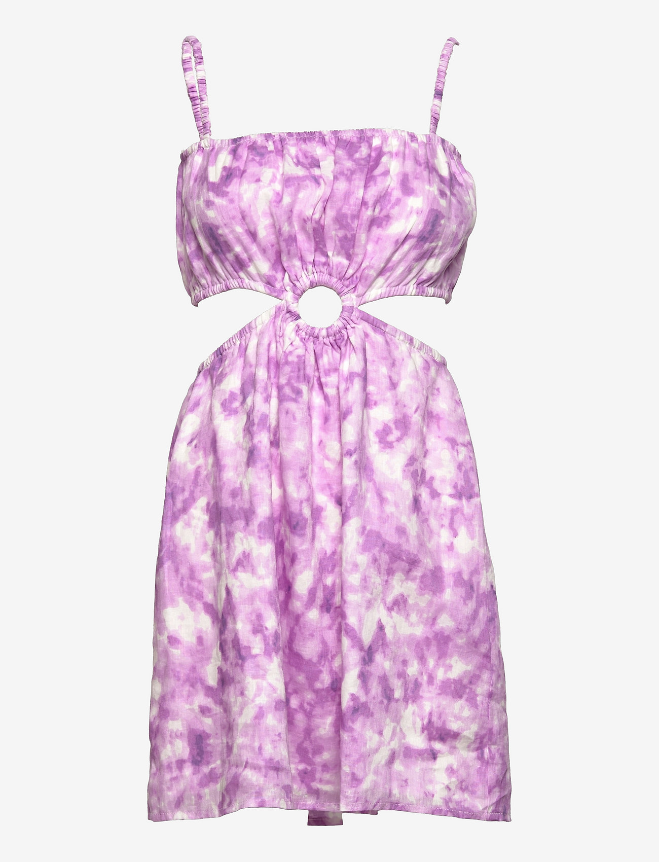 Faithfull The Brand - ZUMA MINI DRESS - krótkie sukienki - roos tie dye - violet - 0