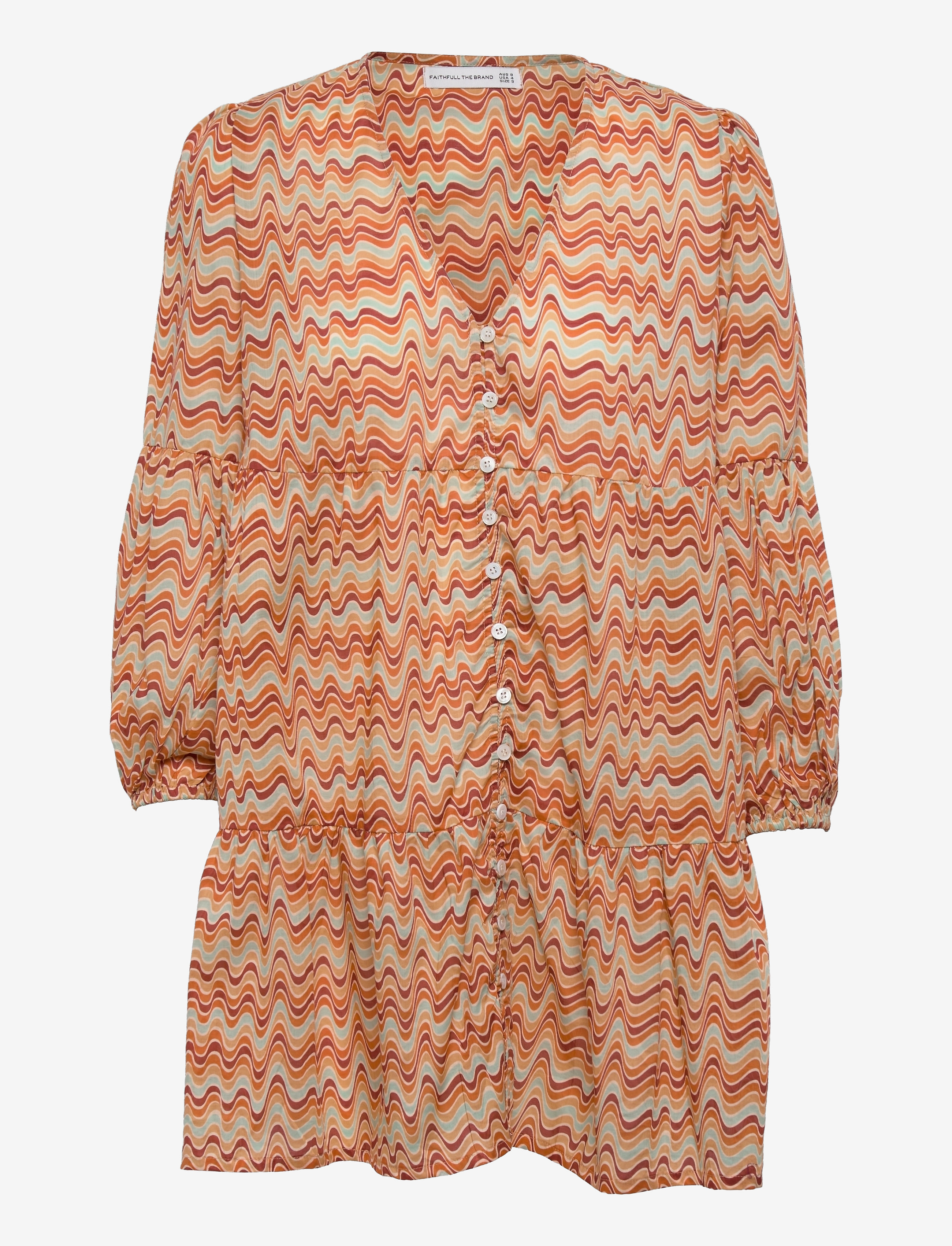 Faithfull The Brand PAULETTA MINI DRESS - Kläder - VADELLA PRINT - DUSK / multi