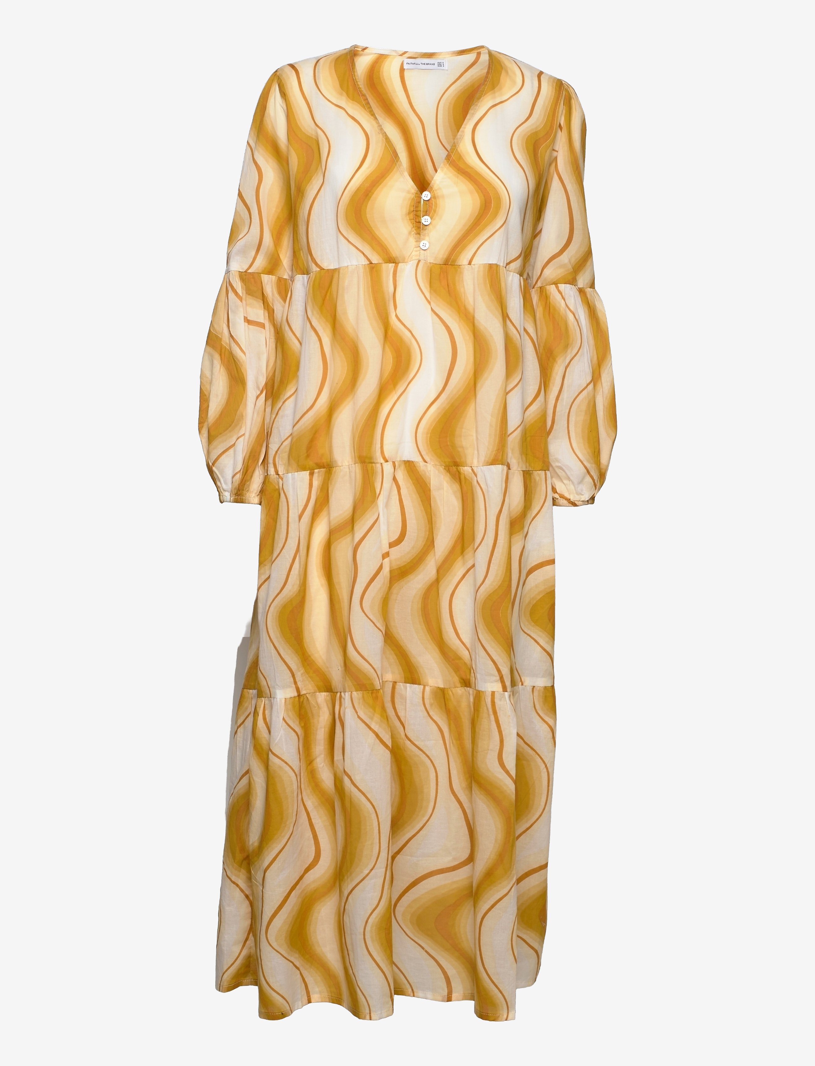 Faithfull The Brand Frieda Maxi Dress, S, Multi/patterned, Kjoler > Maxikjole, Dame