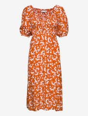Faithfull The Brand - VELIKA MIDI DRESS - vidutinio ilgio suknelės - valencia floral print - 0