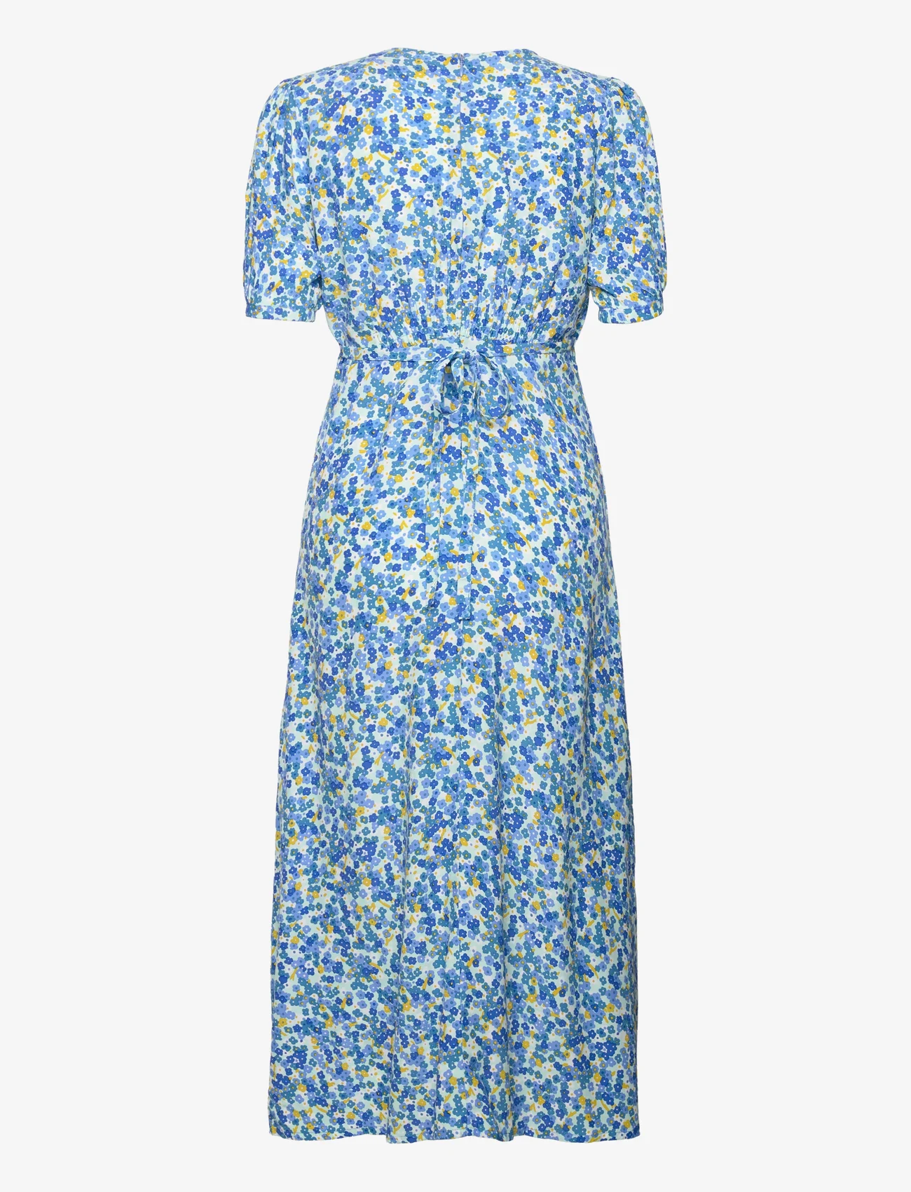 Faithfull The Brand - BELLAVISTA MIDI DRESS - shirt dresses - lou floral print - blue - 1