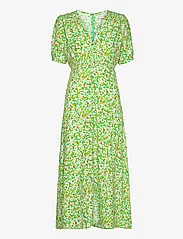 Faithfull The Brand - BELLAVISTA MIDI DRESS - midi jurken - lou floral print - green - 0