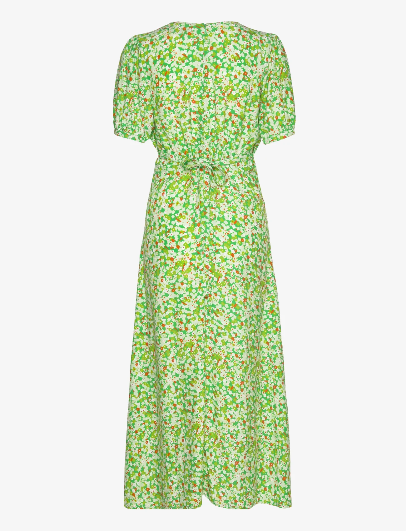 Faithfull The Brand - BELLAVISTA MIDI DRESS - festkläder till outletpriser - lou floral print - green - 1