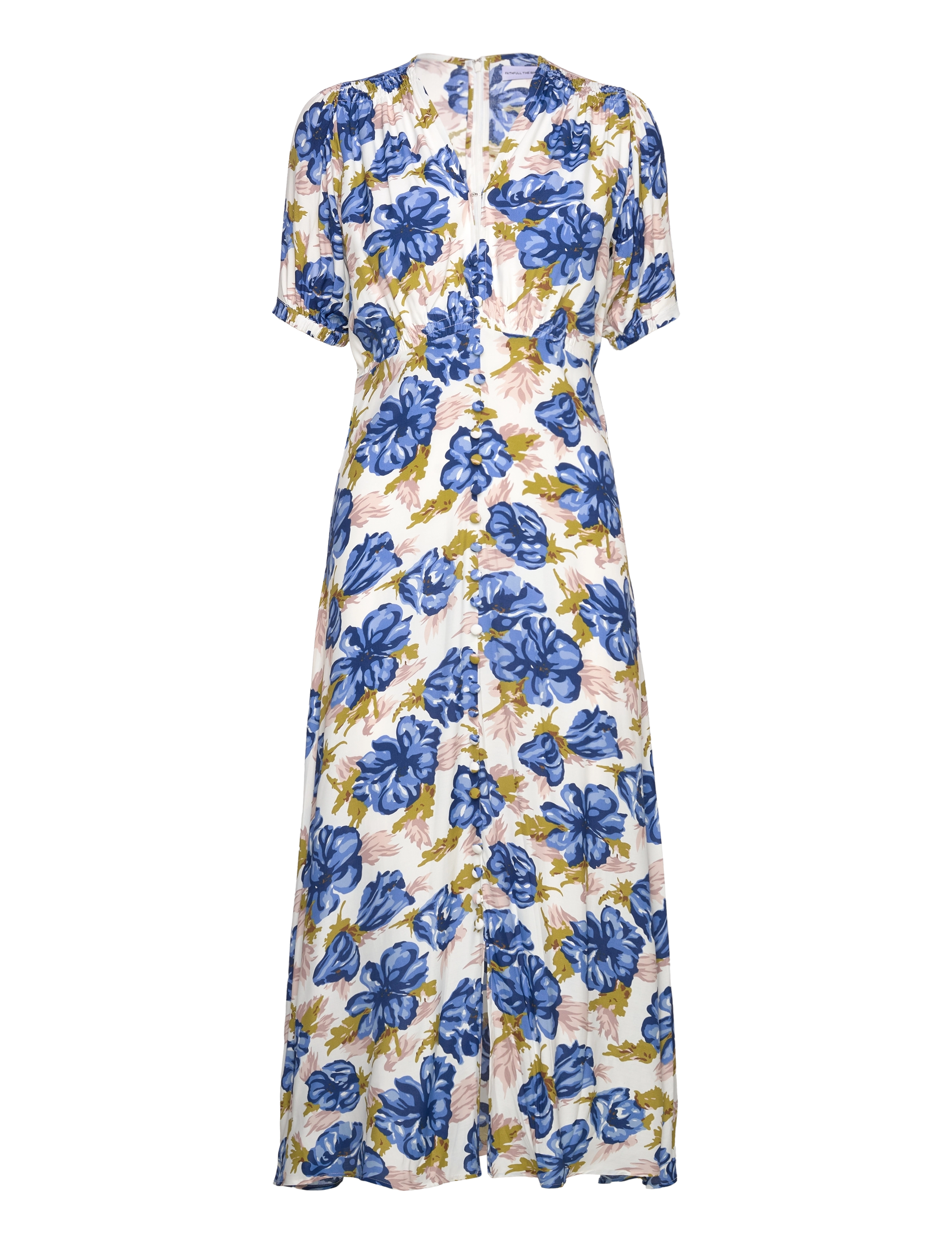 Faithfull The Brand BELLAVISTA MIDI DRESS - Last chance - ISADORA FLORAL - NAVY / blue