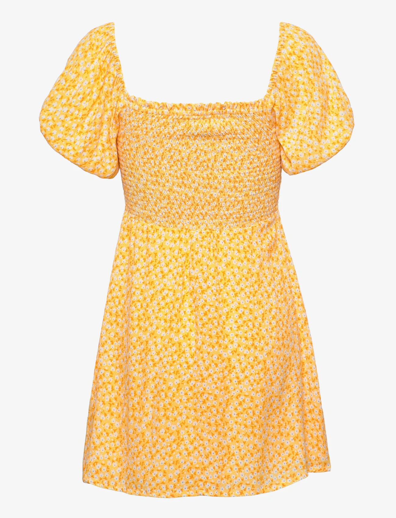 Faithfull The Brand - DOMENICA MINI DRESS - festklær til outlet-priser - careyes floral - marigold - 1