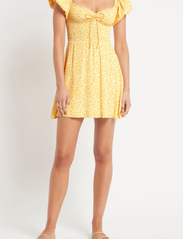 Faithfull The Brand - DOMENICA MINI DRESS - ballīšu apģērbs par outlet cenām - careyes floral - marigold - 2