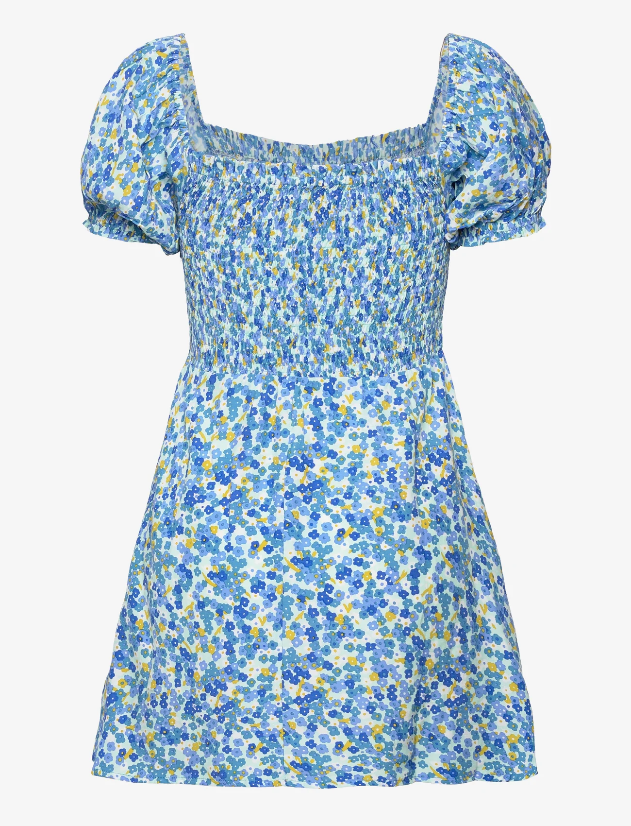 Faithfull The Brand - DOMENICA MINI DRESS - krótkie sukienki - lou floral print - blue - 1