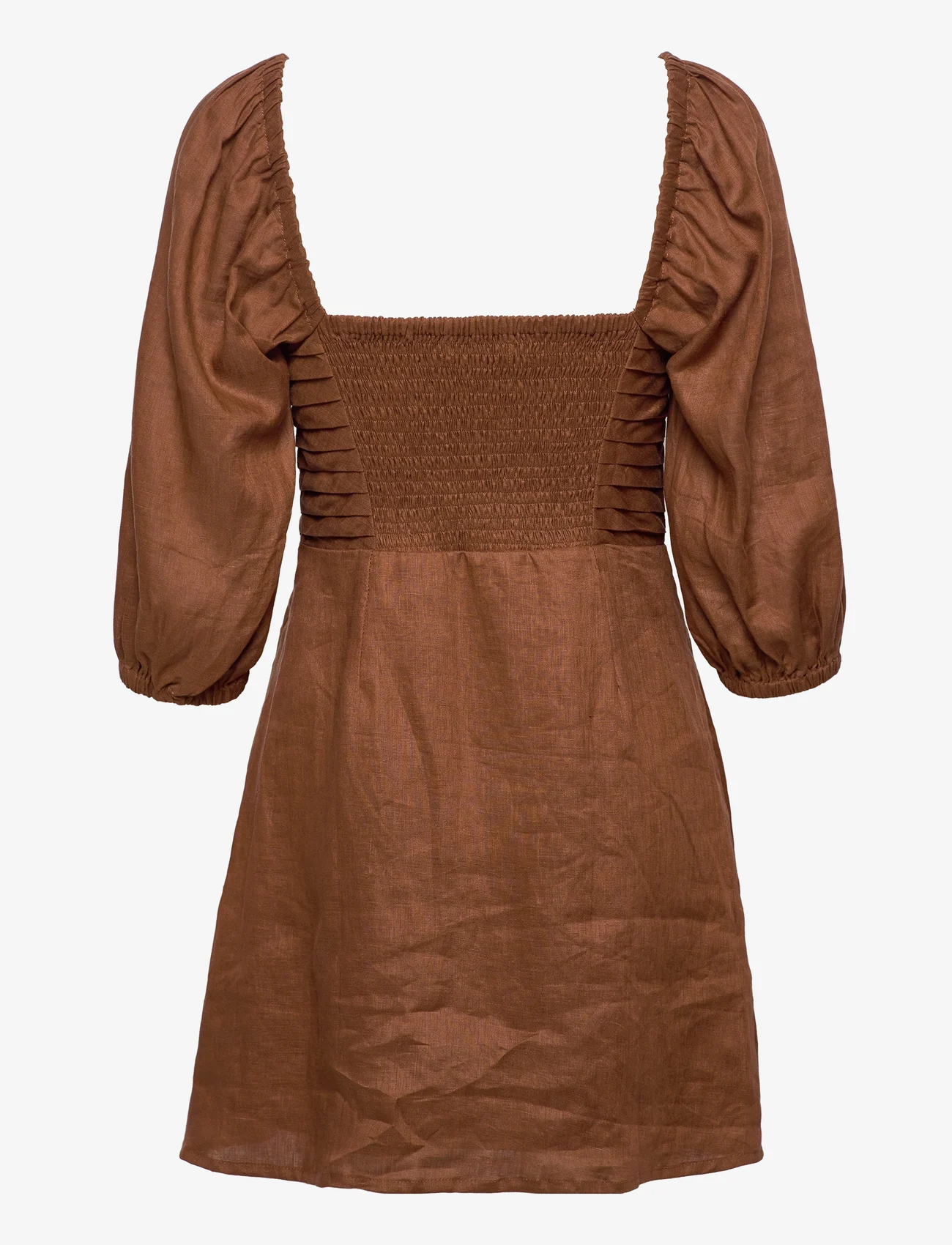 Faithfull The Brand - VENEZIA MINI DRESS - korte kjoler - cinnamon - 1
