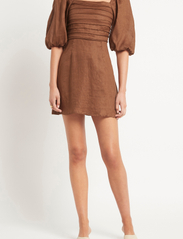 Faithfull The Brand - VENEZIA MINI DRESS - korte kjoler - cinnamon - 2