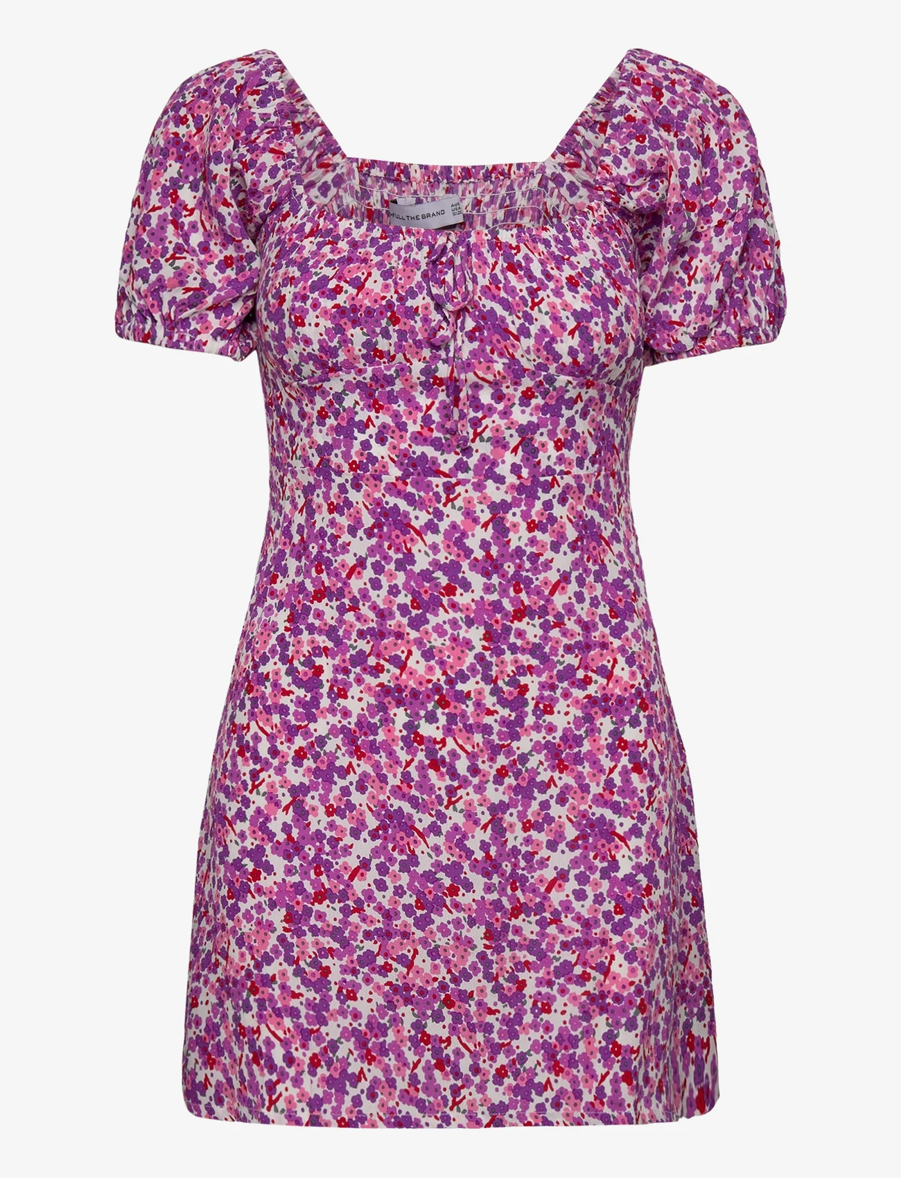 Faithfull The Brand - LOVITA MINI DRESS - proginės suknelės - lou floral print - violet - 0