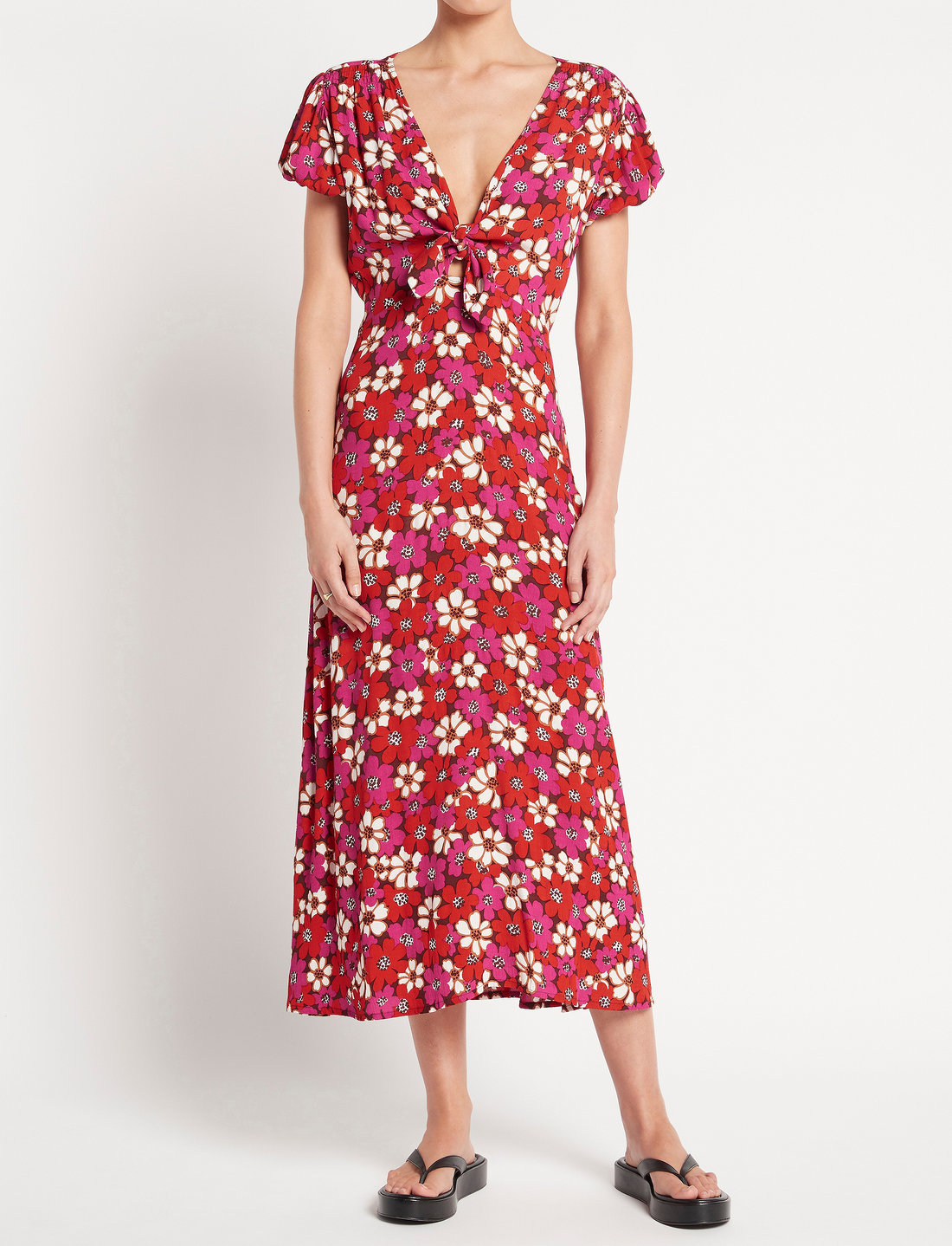 Faithfull The Brand Mailee Midi Dress Midi dresses Boozt