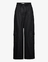 Faithfull The Brand - RELAIS PANTS - linen trousers - black - 0