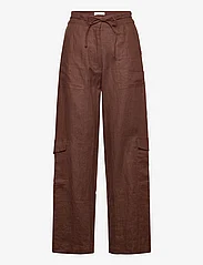 Faithfull The Brand - RELAIS PANTS - linen trousers - chocolate - 0