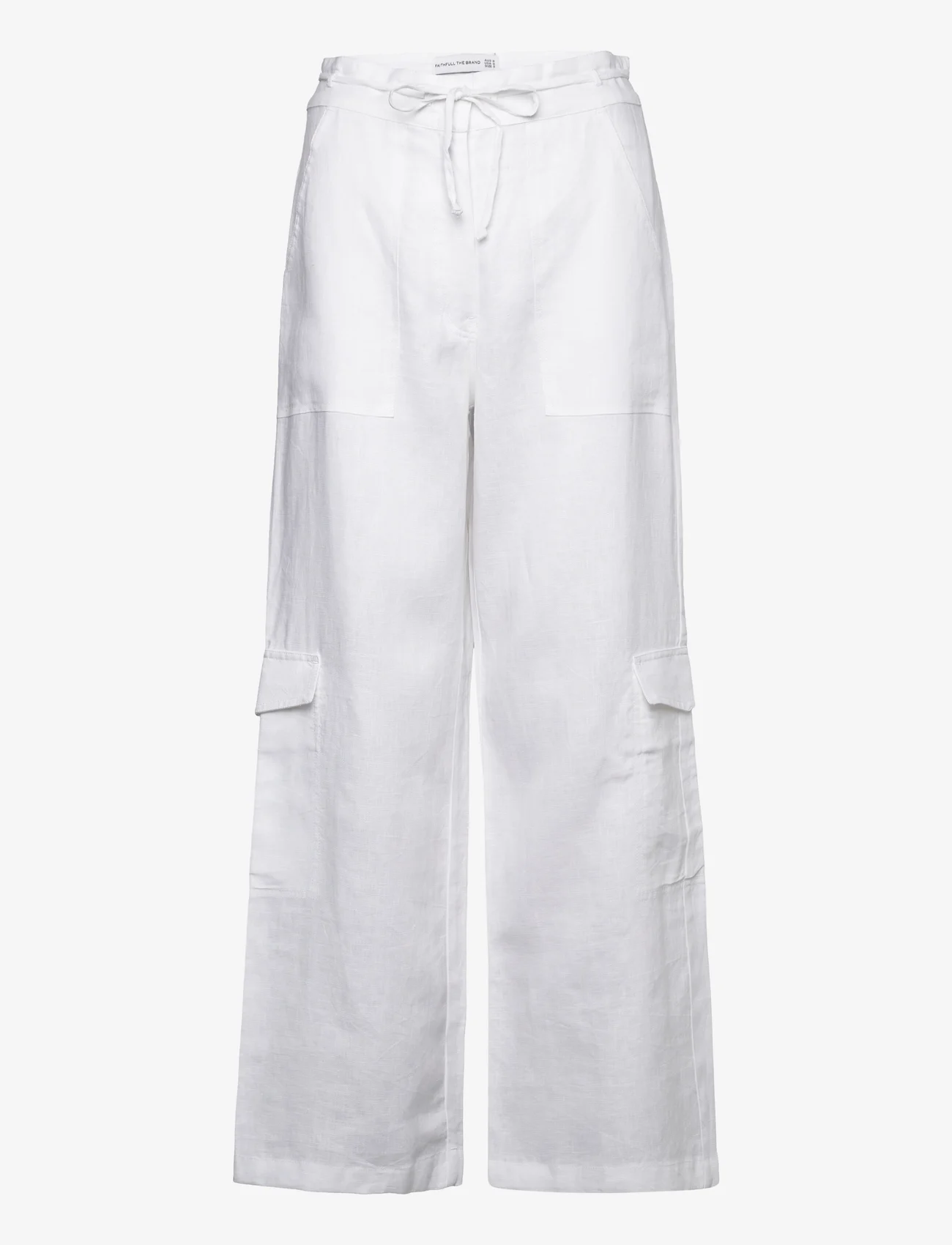 Faithfull The Brand - RELAIS PANTS - linen trousers - white - 0