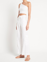 Faithfull The Brand - RELAIS PANTS - linen trousers - white - 3