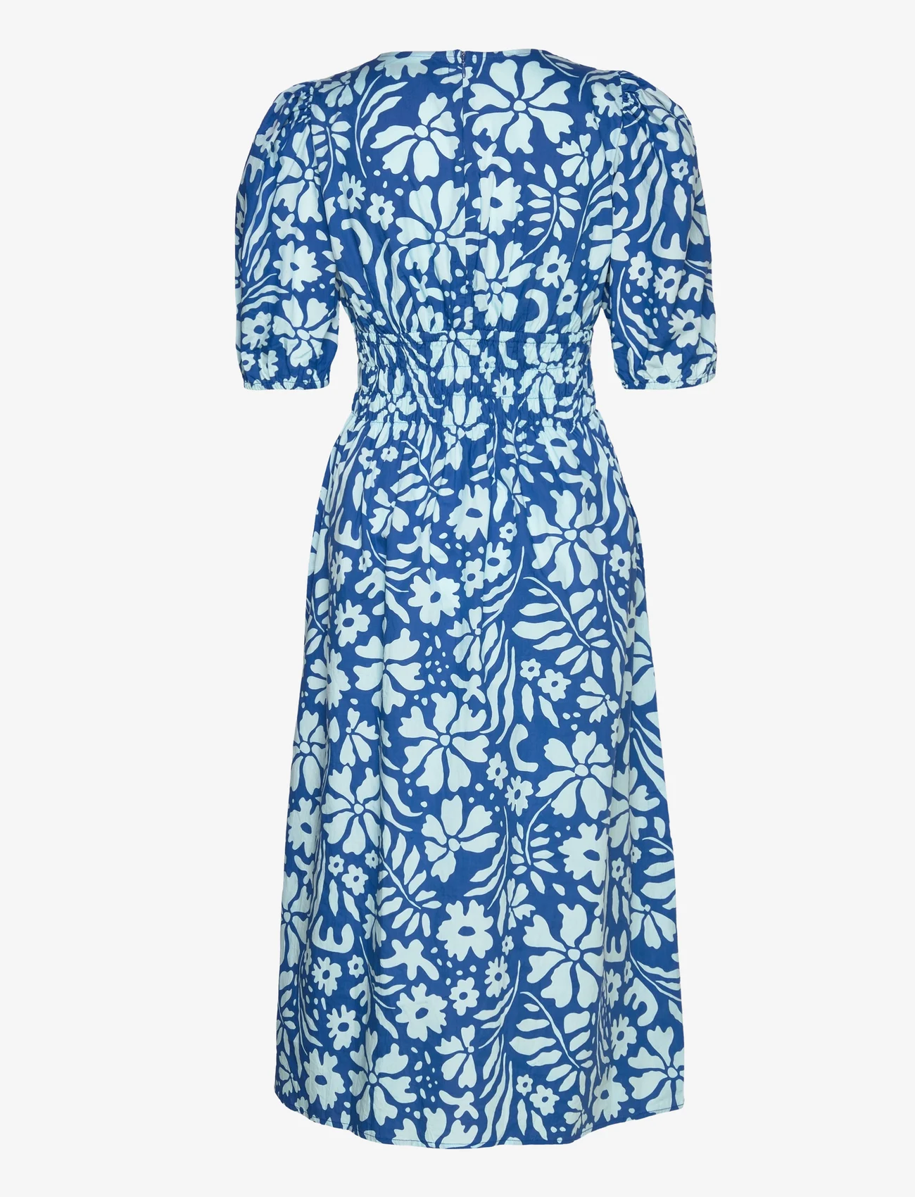 Faithfull The Brand - AGNATA MIDI DRESS - midikjoler - sidra floral print - blue - 1