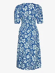 Faithfull The Brand - AGNATA MIDI DRESS - vidutinio ilgio suknelės - sidra floral print - blue - 1