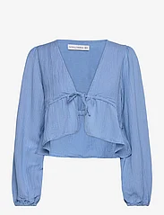 Faithfull The Brand - JACQUES TOP - crop tops - chambray blue - 0