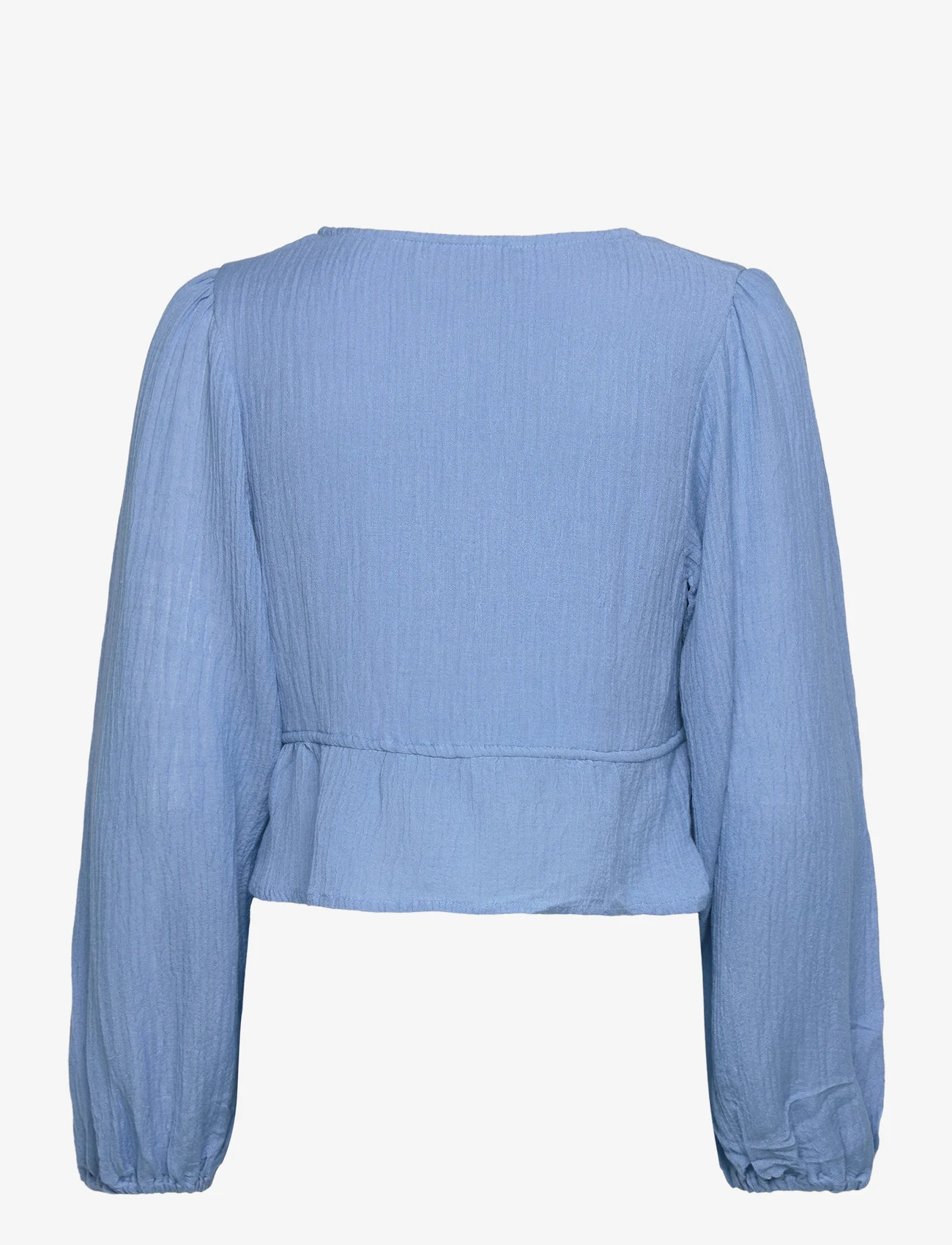 Faithfull The Brand - JACQUES TOP - crop topit - chambray blue - 1