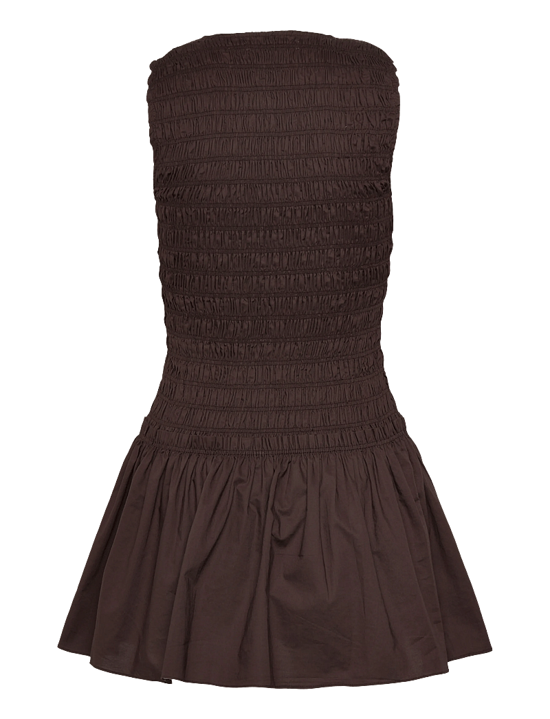 Faithfull The Brand - PALOMAR MINI DRESS - suvekleidid - espresso - 2