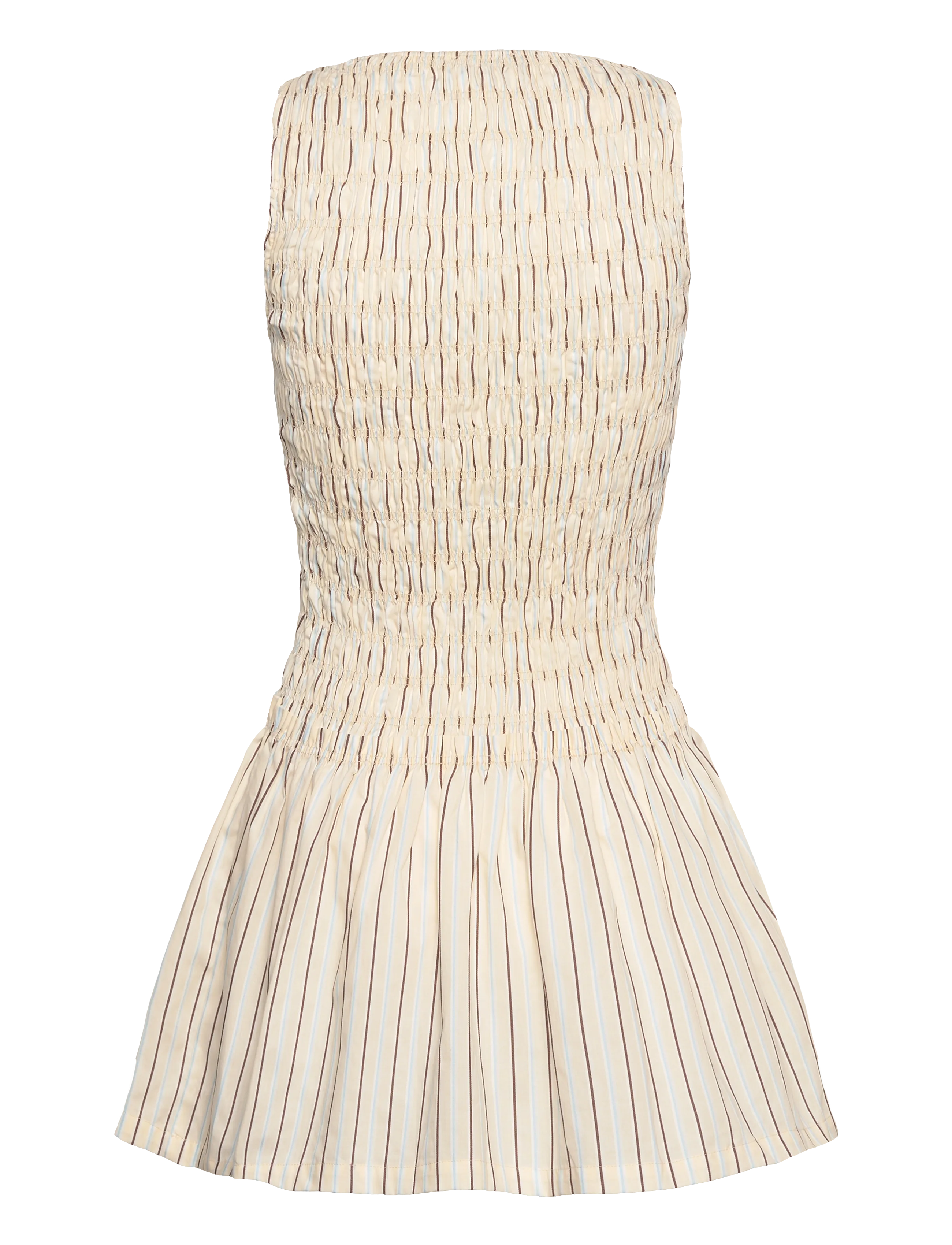 Faithfull The Brand - MARIA MINI DRESS - kurze kleider - fiori stripe lemon - 1