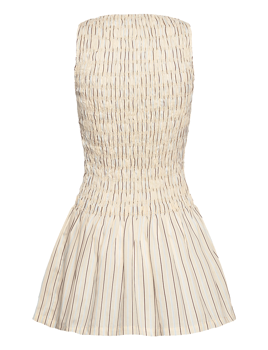 Faithfull The Brand - MARIA MINI DRESS - kurze kleider - fiori stripe lemon - 1