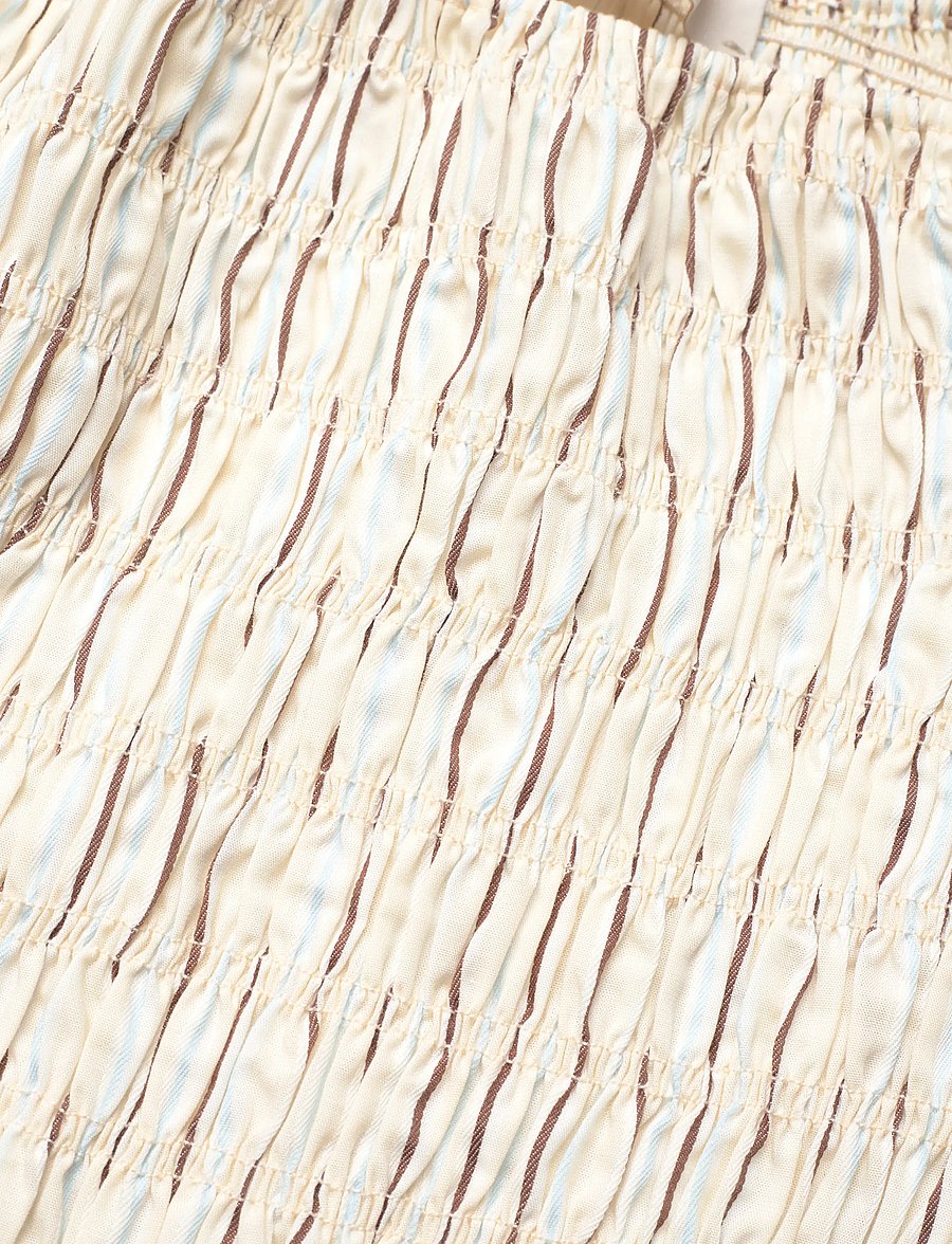 Faithfull The Brand - MARIA MINI DRESS - kurze kleider - fiori stripe lemon - 2