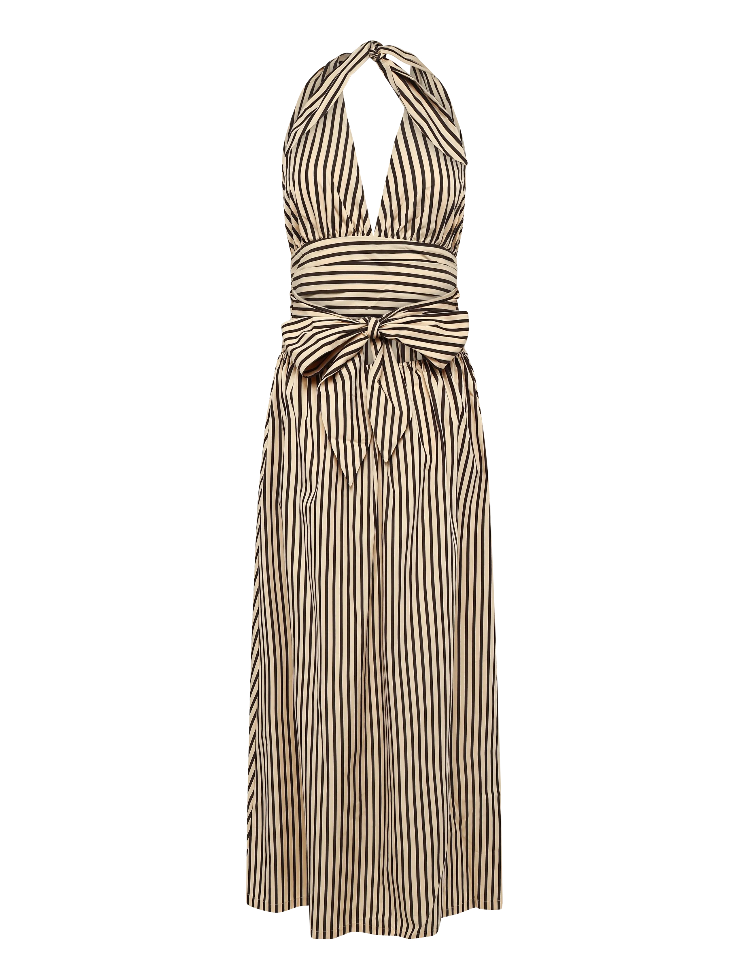 Faithfull The Brand - LIDO MAXI DRESS - sommarklänningar - carmen stripe - sand cedar - 1