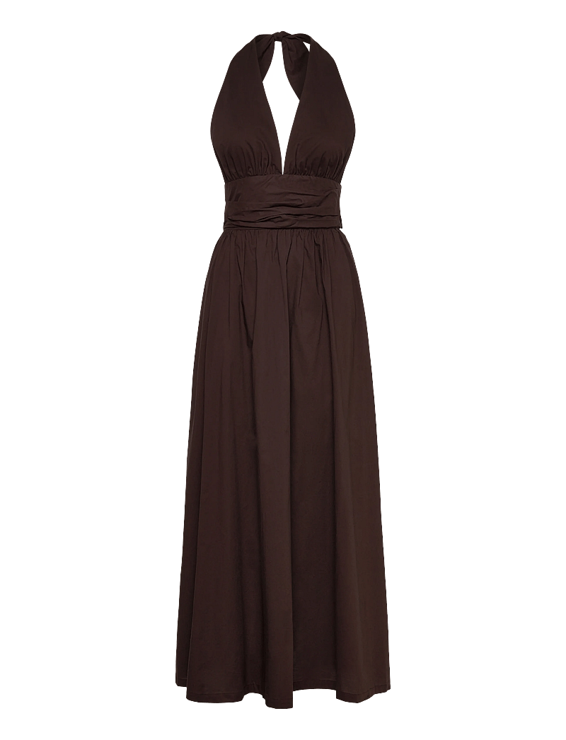Faithfull The Brand - LIDO MAXI DRESS - sommerkleider - espresso - 0