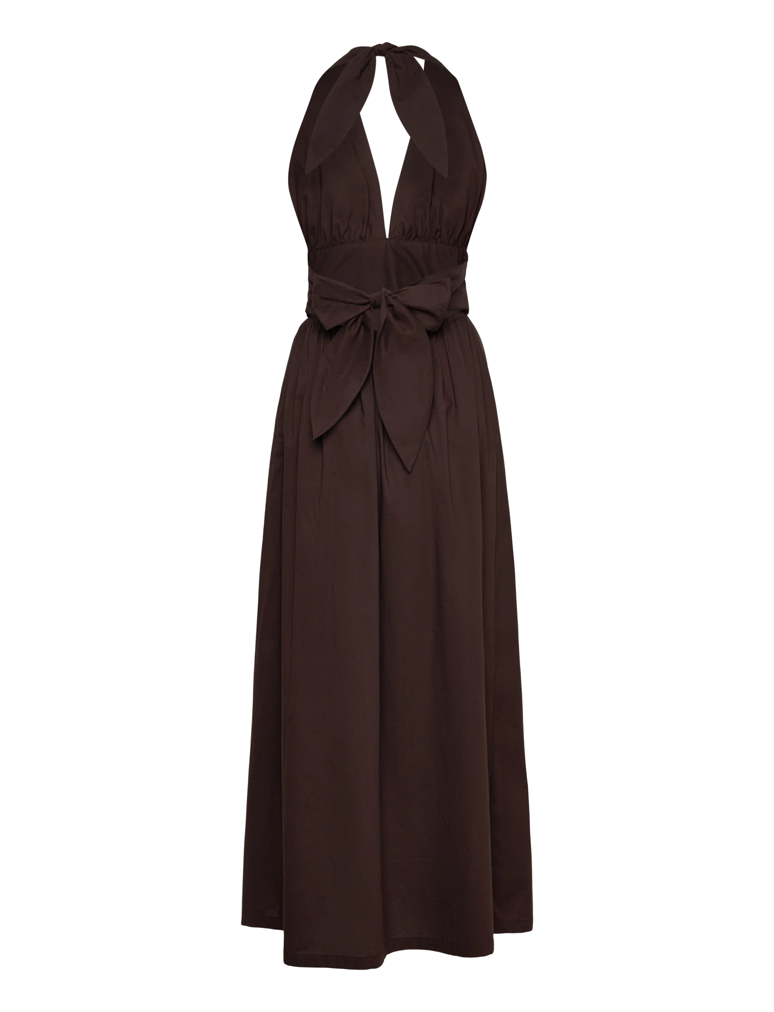 Faithfull The Brand - LIDO MAXI DRESS - espresso - 2