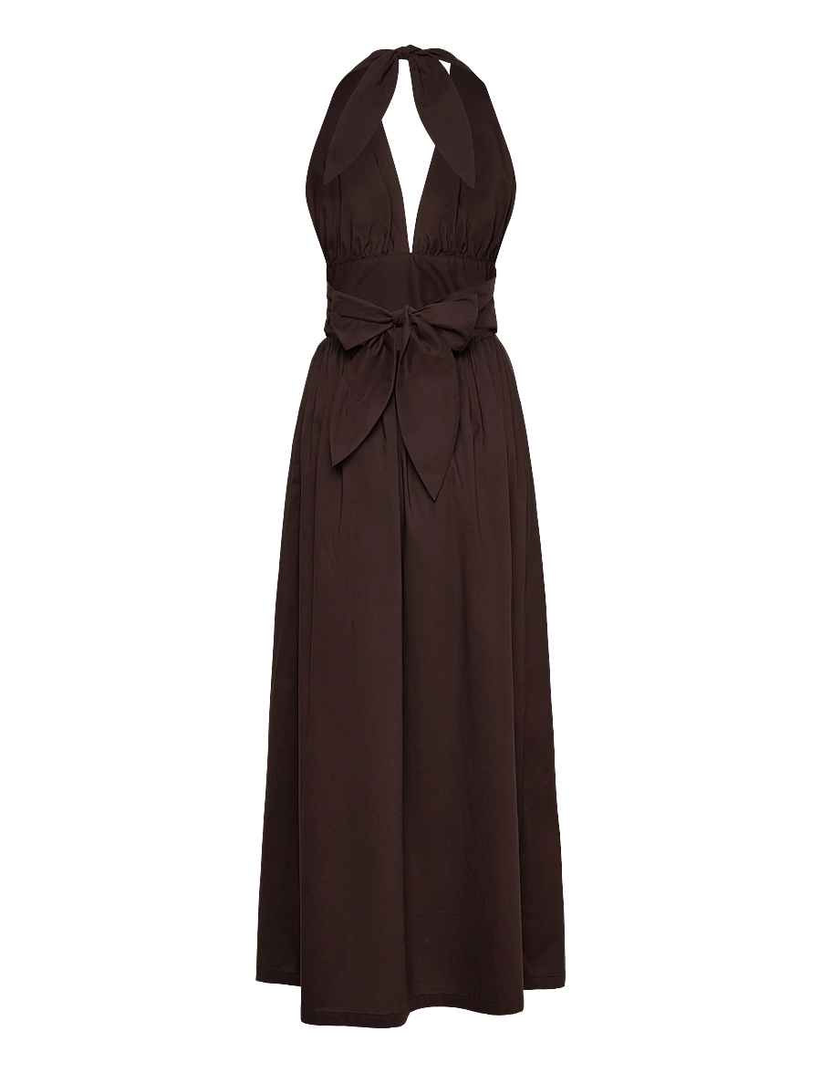 Faithfull The Brand - LIDO MAXI DRESS - espresso - 2