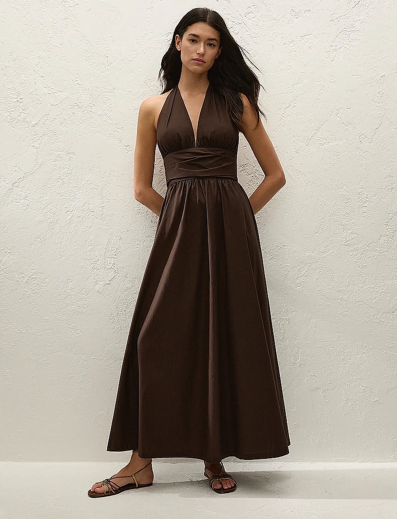 Faithfull The Brand - LIDO MAXI DRESS - sommerkleider - espresso - 0