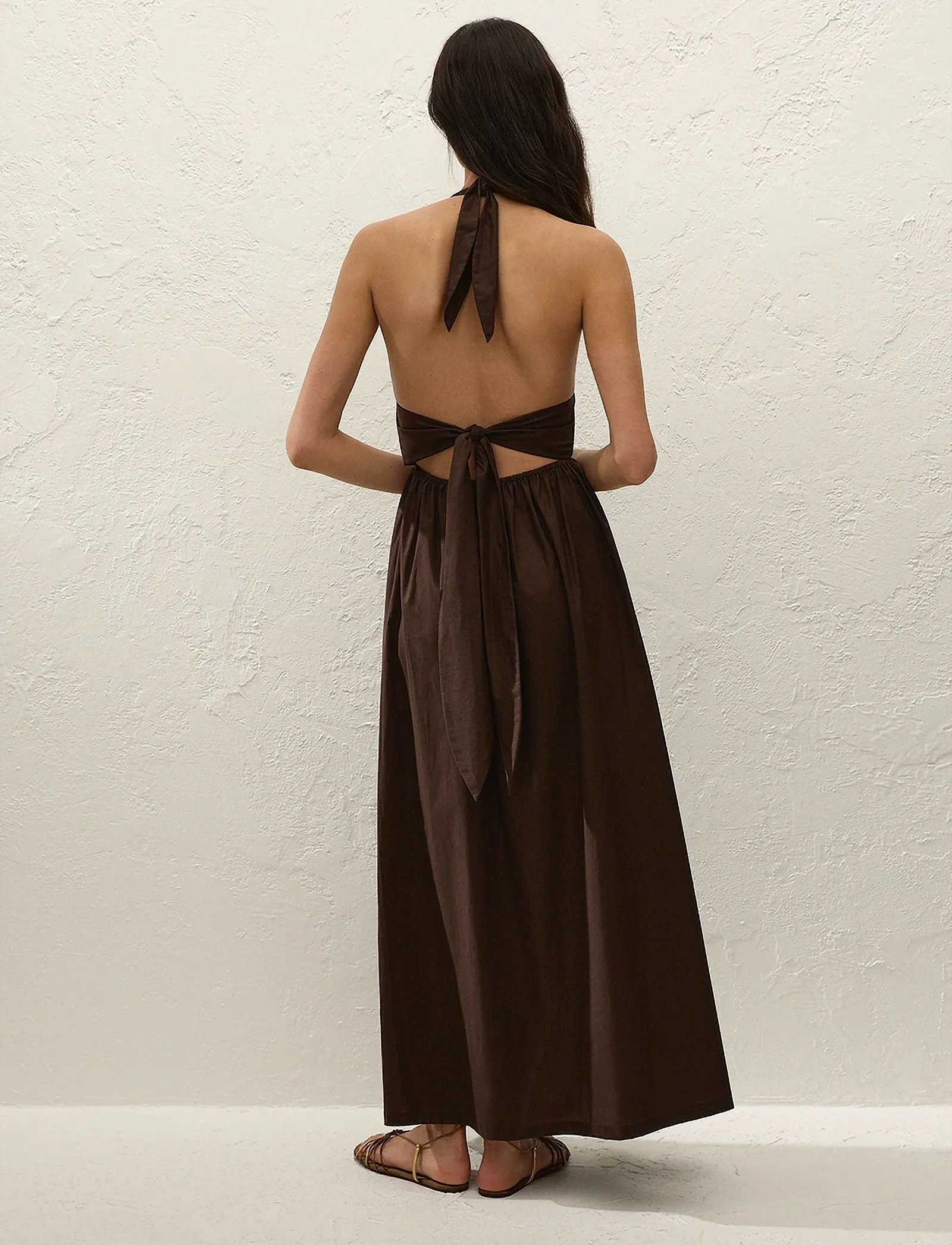 Faithfull The Brand - LIDO MAXI DRESS - espresso - 4