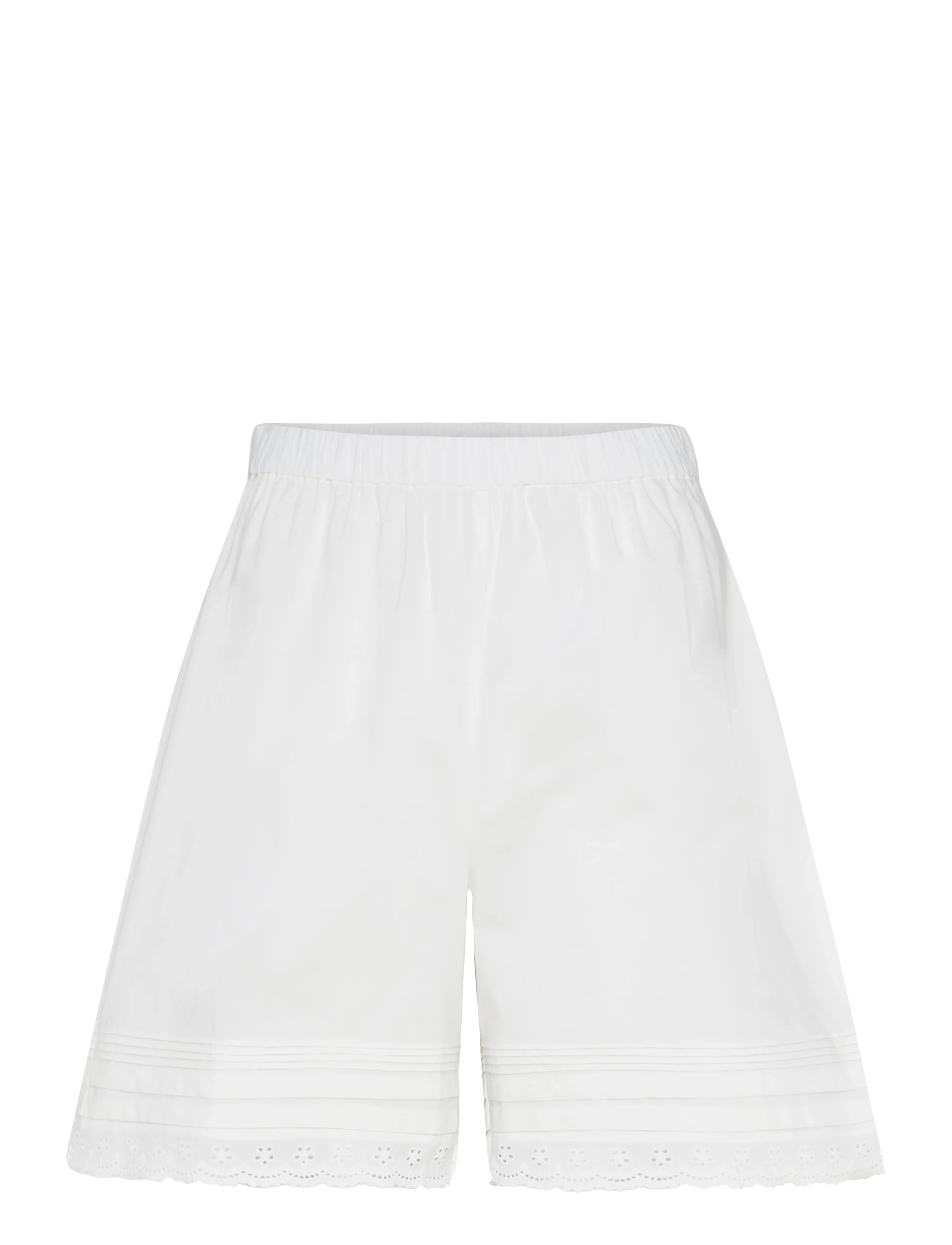 Faithfull The Brand Filomena Short, Kvinder, Blonder Shorts, Hvid, Str: L