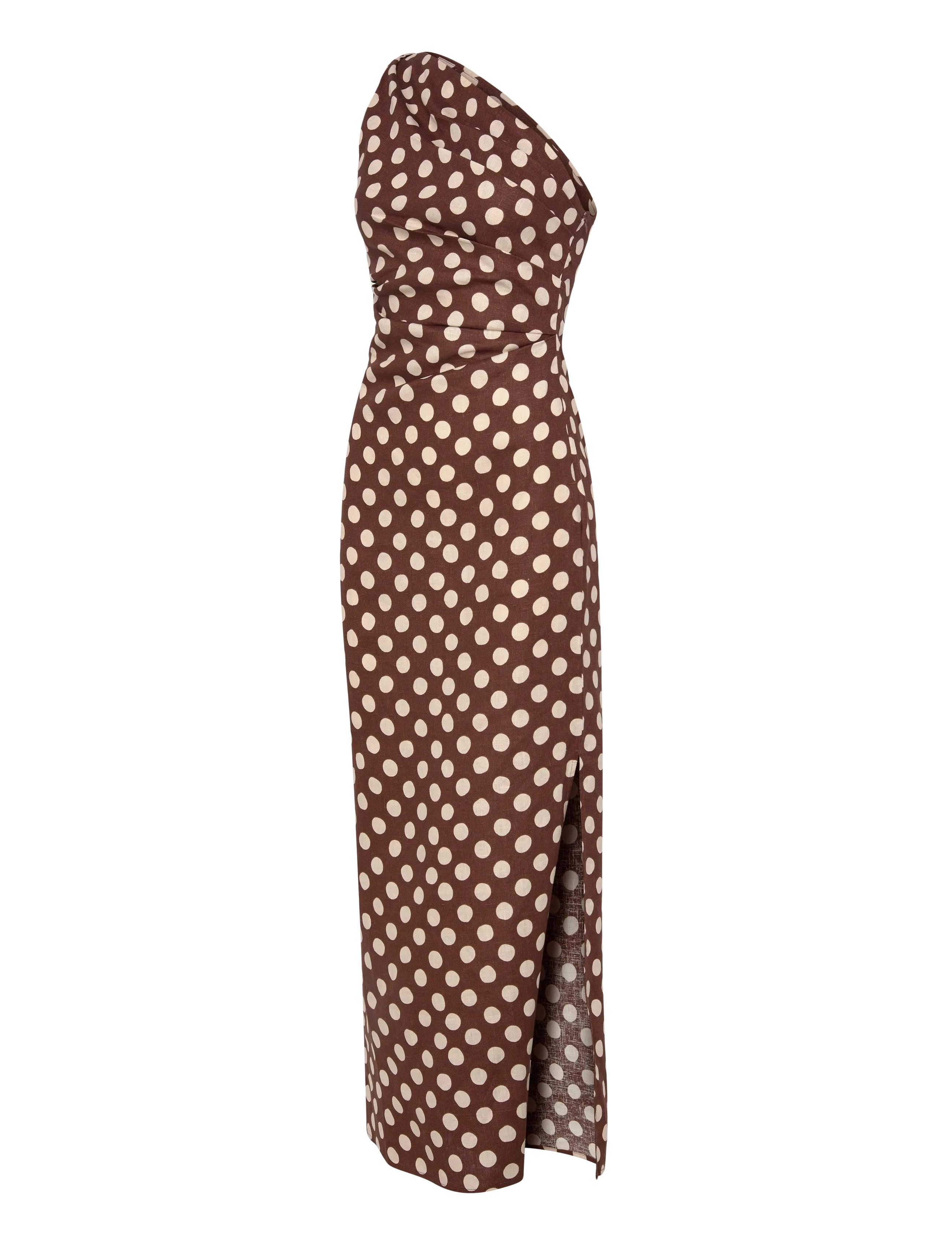 Faithfull The Brand - SIMONA MAXI DRESS - robes de soirée - cioccolato dot - 2