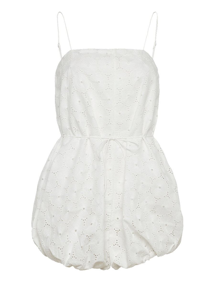 Faithfull The Brand - ROSELLA PLAYSUIT - jumpsuits - dolce broderie white - 0