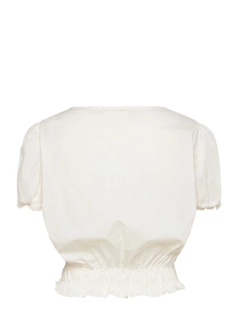 Faithfull The Brand - FIORA BLOUSE - kortærmede bluser - fresco lace white - 1