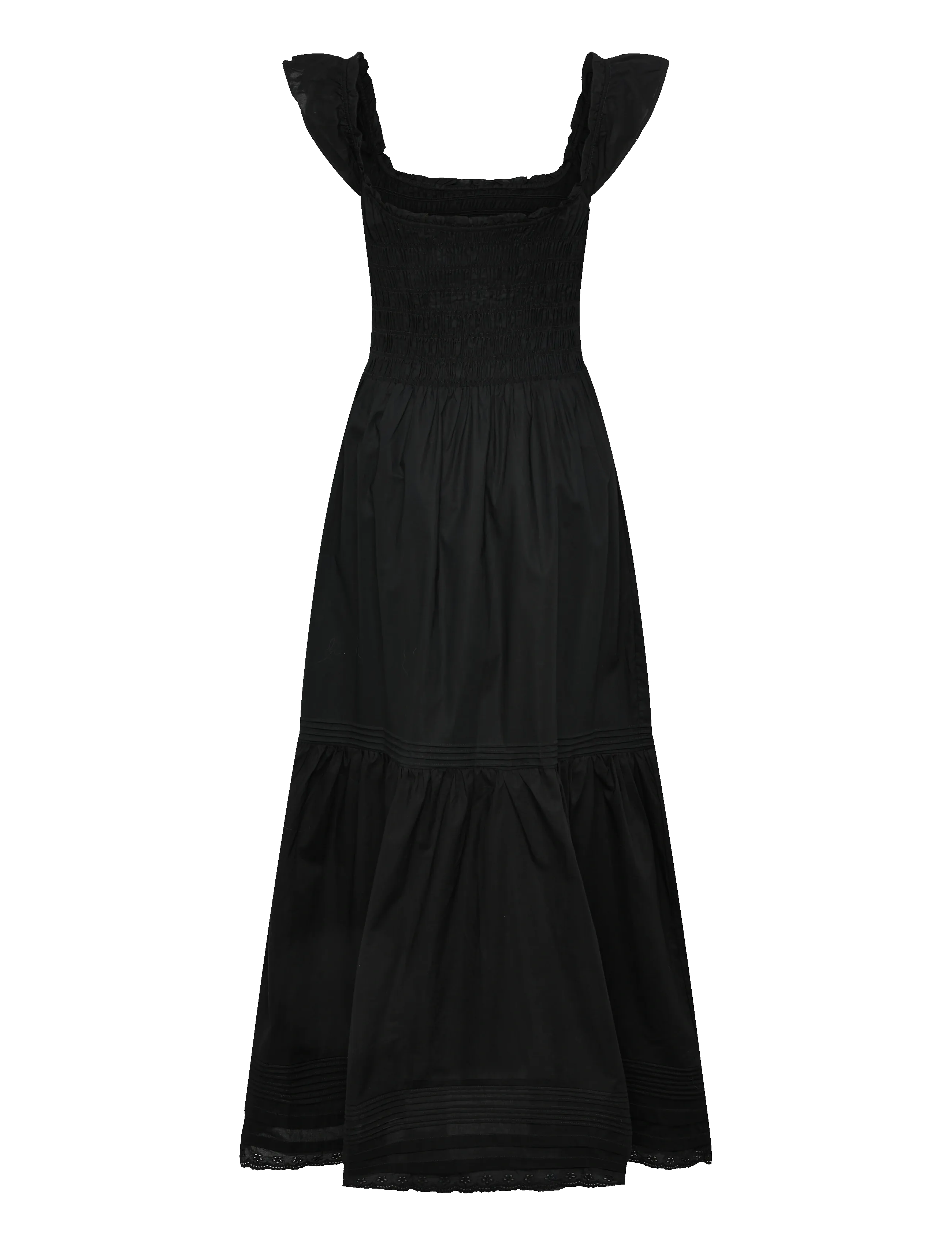 Faithfull The Brand - VALENTINA MAXI DRESS - maxikleider - fiore lace black - 1