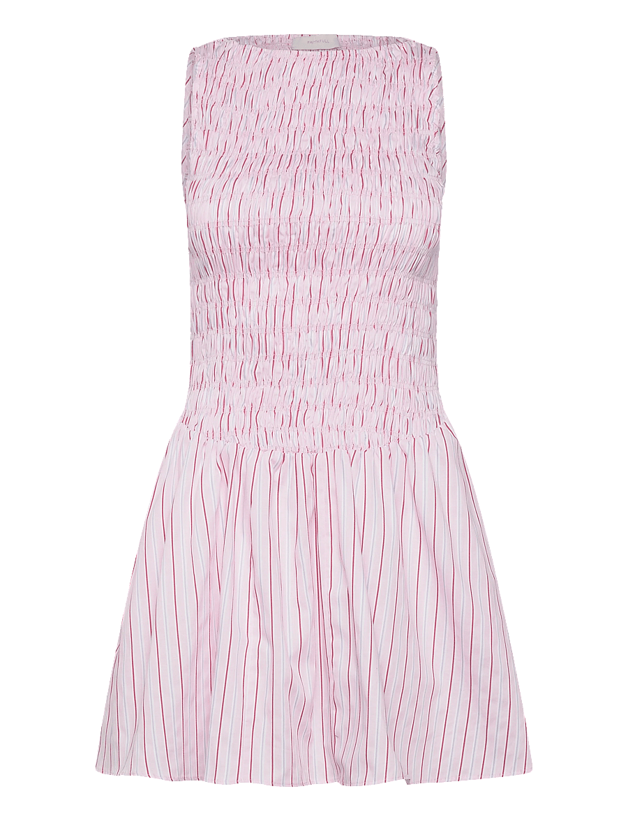 Faithfull The Brand - MARTINA MINI DRESS - robes d'été - fiori stripe palazzo - 1