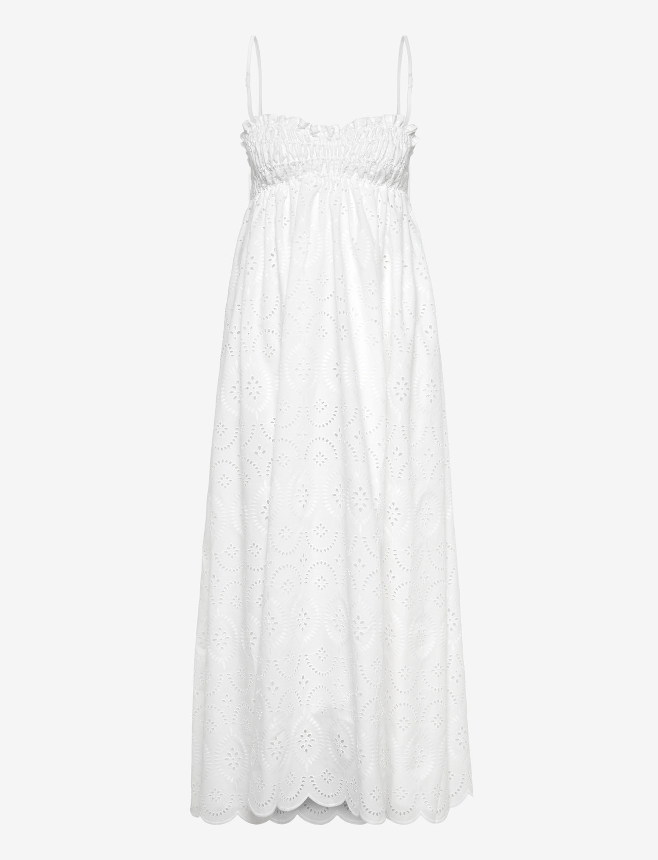 Faithfull The Brand - ETTA MAXI DRESS - sommarklänningar - bianca broderie white - 0