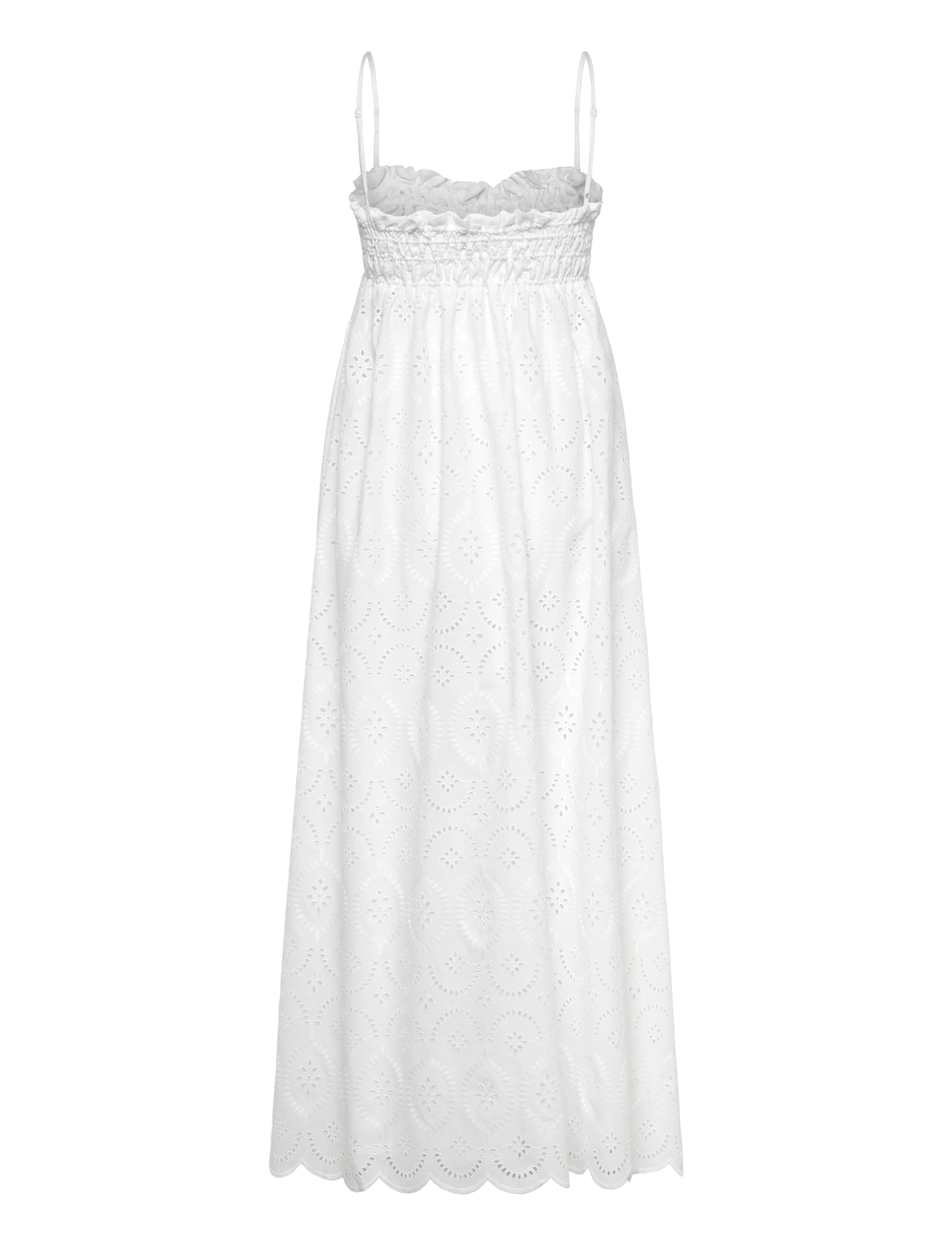 Faithfull The Brand - ETTA MAXI DRESS - konfirmation - bianca broderie white - 2